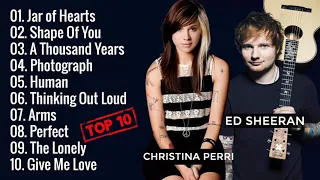 Ed Sheeran, Christina Perri Greatest Hits - Ed Sheeran, Christina Perri Best Songs