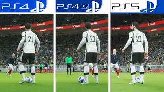 eFootball 2024 | PS4 - PS4 Pro - PS5 | Graphics Comparison | Analista De Bits