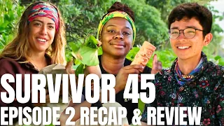 Survivor 45 - Episode 2 "Brought A Bazooka To A Tea Party" Recap & Review