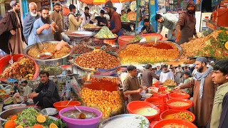 Famous Channa and lobya in Ramadan | Iftar Street food in Afghanistan | How Afghan Celebrate iftar