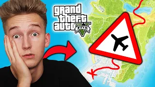 GTA V - PRZEZ CAŁĄ MAPĘ SAMOLOTEM CHALLENGE! ✈️🚷