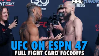 UFC on ESPN 47 Full Card Faceoffs: Kevin Lee Breaks Gift From Opponent