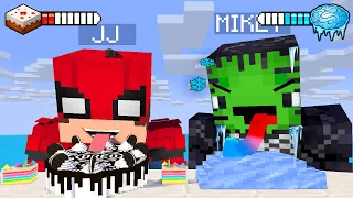 JJ Spider-Man vs Mikey Venom LICK RUNNER Game - Maizen Minecraft Animation