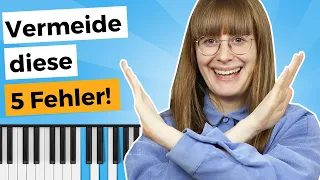 Klavier üben: 5 Fehler die du vermeiden solltest!