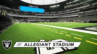 Progress Continues Inside Allegiant Stadium as Construction Nears Completion | Las Vegas Raiders