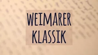 Weimarer Klassik einfach erklärt! | Geschichte | Merkmale | Ästhetische Erziehung