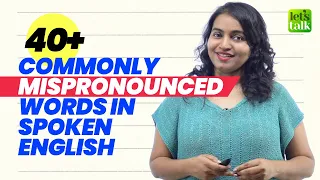 40 Commonly Mispronounced English Words 😱 | Improve English Pronunciation | Speak English Clearly