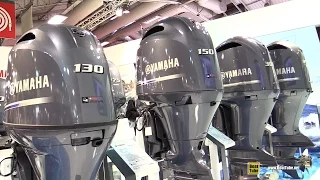 2016 Yamaha Outboard Engine 100 130 150 175 200 300 350 - Walkaround - 2015 Salon Nautique de Paris