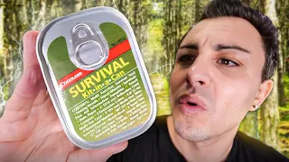 JE TESTE UN KIT DE SURVIE À 20 EUROS ! (en boite de sardine)