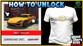 How To Unlock RARE Dewbauchee T-Shirt in GTA Online This Week