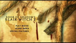 Book Of Shadows Blair Witch (2000) DVD Menu