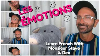 Feelings And Emotions In French / Les Émotions / Les Sentiments / For Kids & Beginners