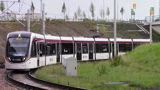 Edinburgh Trams York Place ⇒ Edinburgh Airport Drivers View