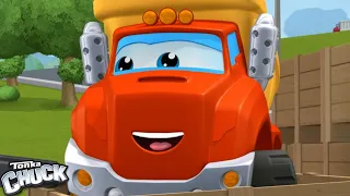 Chuck Builds a Fort 🏰🚚 Tonka Chuck and Friends Truck Cartoons for Kids