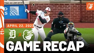 Tigers vs. Orioles Game Recap (4/22/23) | MLB Highlights | Baltimore Orioles