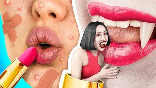 Из ботанши в красотку вампиршу / Если бы гаджеты из Tik Tok были людьми