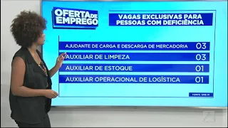 Confira as vagas de emprego para esta segunda-feira (15)