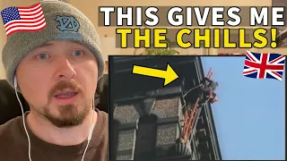 American Reacts to Fred Dibnah How to Climb a Chimney Overhang at 50+