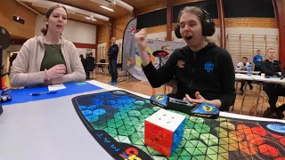 Rubik’s Cube European Record AGAIN: 3.97