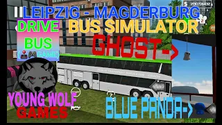 (🕹🎮GAME) DRIVE BUS - 📢(⛔️⚠️GHOST⁉️⚠️⛔️)+(🐼BLUE PANDA⁉️🐼) / PUBLIC TRANSPORT SIMULATOR COACH