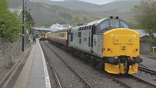 Train trip Bangor to Llandudno & Blaenau for LSL Class 37s on private charter. 20-05-2022.