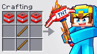 Minecraft But You Can Craft Any Pickaxe!