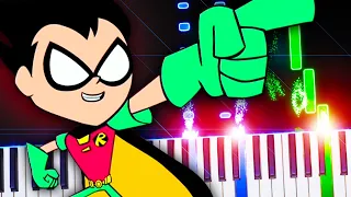 Teen Titans Theme Song - Piano Tutorial