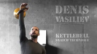 Denis Vasiliev | Kettlebell sport snatch technique demonstration (Vancouver, BC, 2018)
