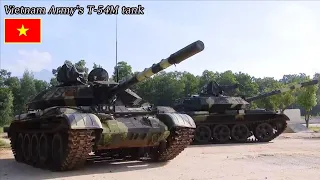 Despite its aging, Vietnam's T-54M tank is still terrifying!