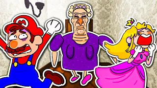 ESCAPE FROM GRUMPY GRANNY! Mario Plays Escape GRUMPY GRAN OBBY Roblox Ft. Princess Peach