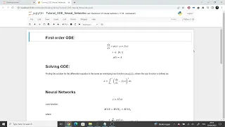 Solving ODE using Machine Learning