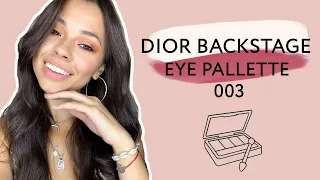 Вечерний макияж. Тест | Палетка теней Dior Backstage Eye Palette 003.