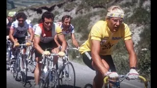 Tour de Francia 1984. Etapa 18 Bourg-d'Oisans-La Plagne. Exhibición de Laurent Fignon, más lider.