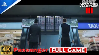 Mission 6 - Passenger | Call Of Duty Mw Iii Campaign | Walkthrough | 2160p60 4K