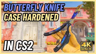 ★ CS2 Butterfly Knife Case Hardened | CS2 Knife In-Game Showcase [4K]