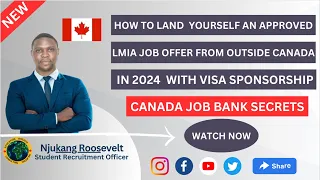 HOW TO APPLY TO JOBS IN CANADA AS A FOREIGNER / LMIA APPROVED / VISA  SPONSORSHIP /JOB BANK SECRETS