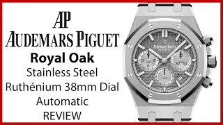 ▶Audemars Piguet Royal Oak Chronograph Steel Ruthénium Dial Automatic - REVIEW 26315ST.OO.1256ST.02
