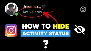 HOW TO HIDE Active Now on Instagram | How to Turn off active now on INSTAGRAM