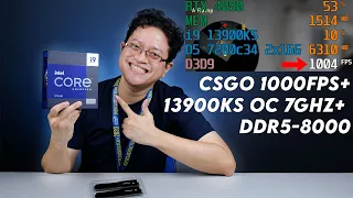 CSGO 1000+ FPS??? Overclocking Core i9-13900KS Special Edition (Indonesia)