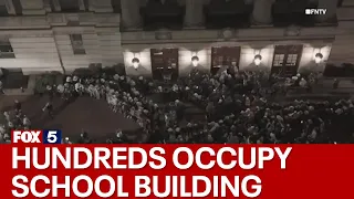 Columbia University protests: Hundreds occupy school building