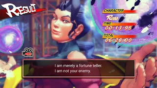 Street Fighter IV CE : "Rose" Arcade Mode ( Hard Difficulty)