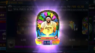 Claiming and upgrading Galaxy Opal Anthony Davis | Nba2kmobile season 4✅