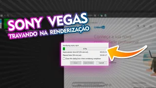 SONY VEGAS Travando na renderização sempre no mesmo lugar como resolver