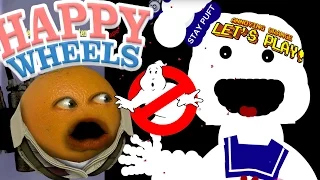 Annoying Orange Plays - Happy Wheels: GHOSTBUSTERS