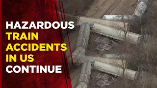 US News Live : Train Carrying Hazardous Materials Derails In Michigan | World News