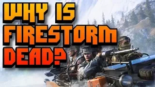 Why is Firestorm Dead? | Top 5 Battlefield Player in USA | BFV Commentary