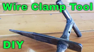 Amazing Homemade simple wire clamp tool made from scrap metal diy project