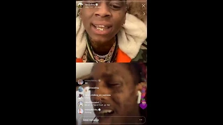 Soulja boy an famous dex arguing on Instagram live BEEF