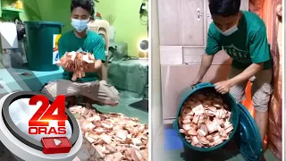 Man fills up drum with P20 bills from selling gulaman, fish | 24 Oras