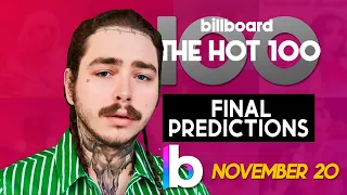 Final Predictions! Billboard Hot 100 Top 50 Singles (November 20th, 2021)